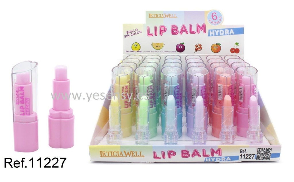 Bálsamo labial Hydra Corazón 24/u 11227 para hidratación