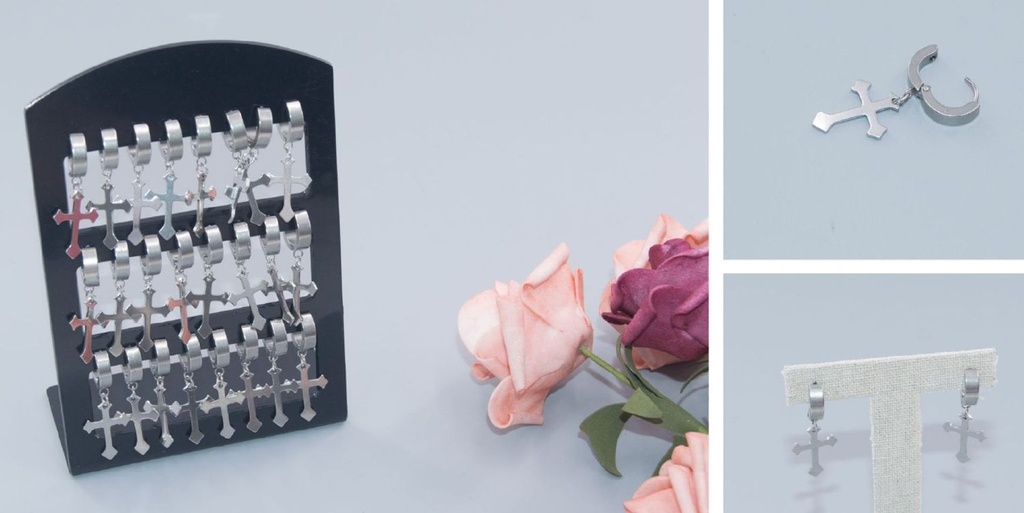 Pendientes de acero 12 unidades - Accesorios de joyería