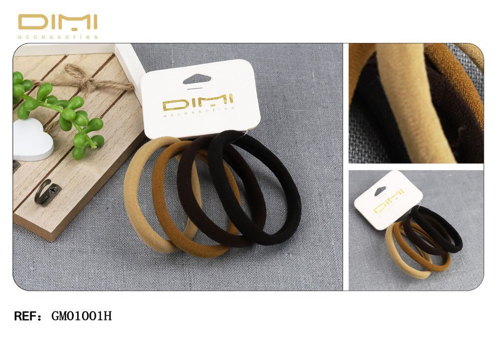 Gomas de 10 cm - 24 unidades - Gomas básicas para cabello