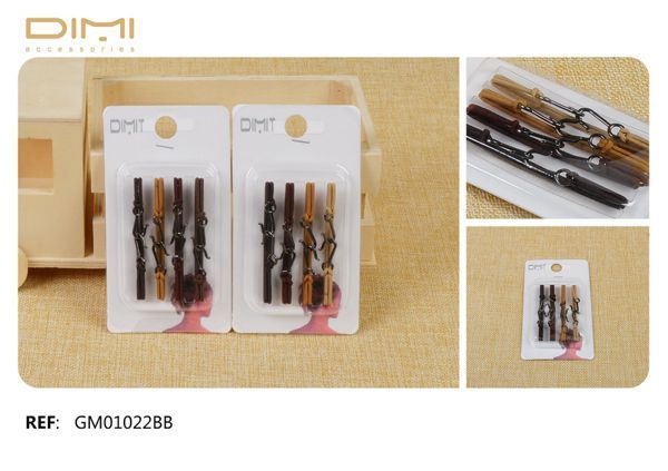 Gomas de cabello coloridas 4u 12/p - Accesorios de peinado