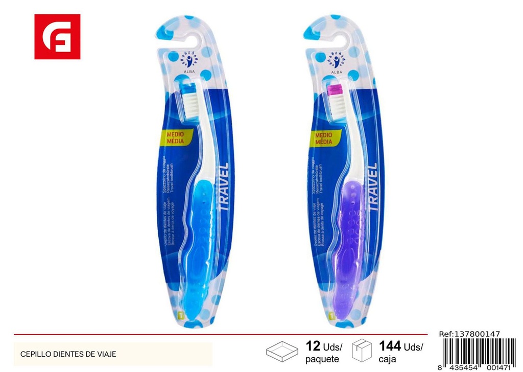 Cepillo de dientes de viaje - Productos de cuidado personal