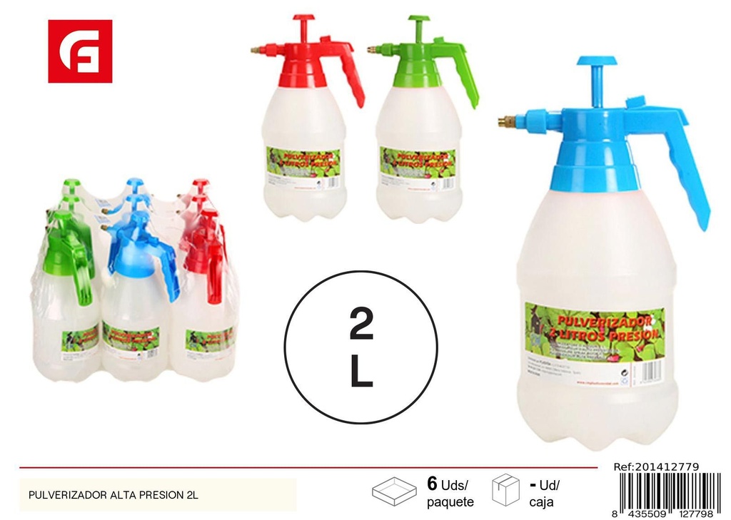 Pulverizador de alta presión 2L - Utensilios de jardinería