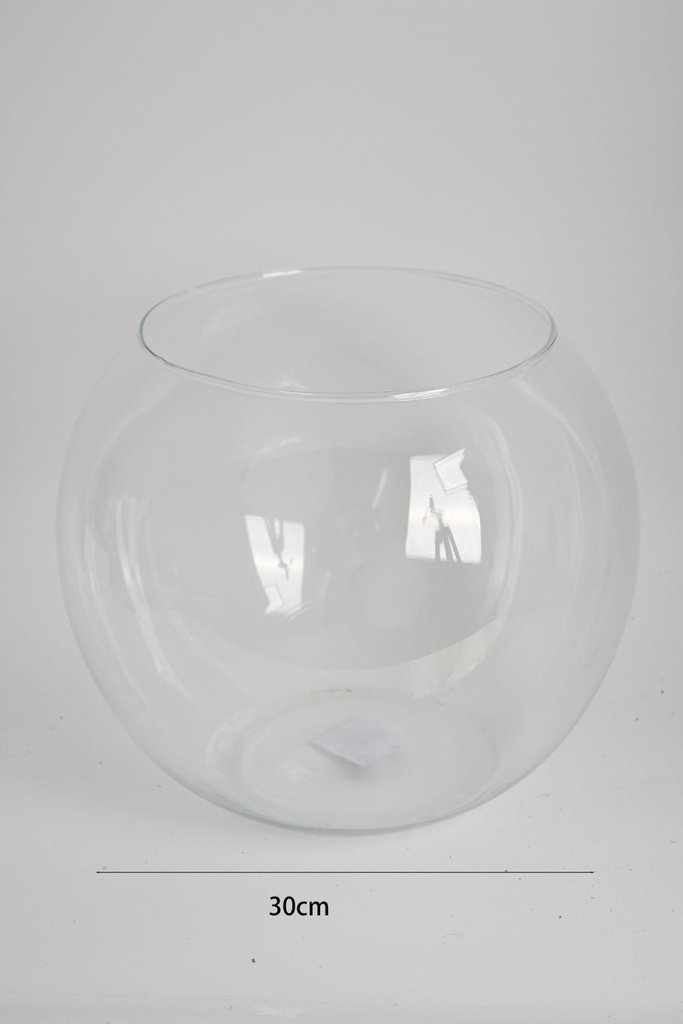 Pecera de cristal 30cm