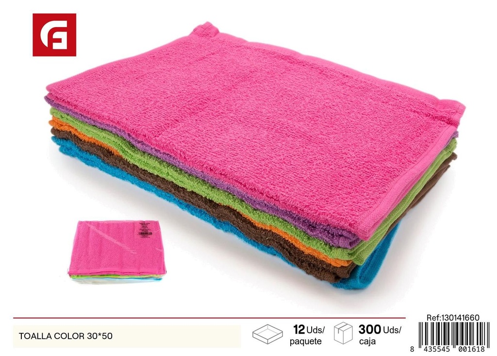 Toalla de color 30*50 cm - Textil del hogar