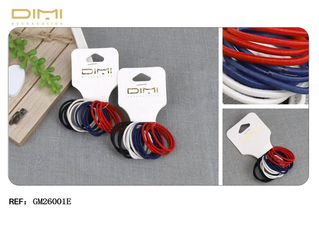 Gomitas (24 uds) - Accesorios de peinado y moda