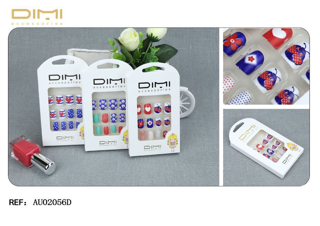 Uñas Postizas 12 Uds - Uñas diminutas y productos de manicura