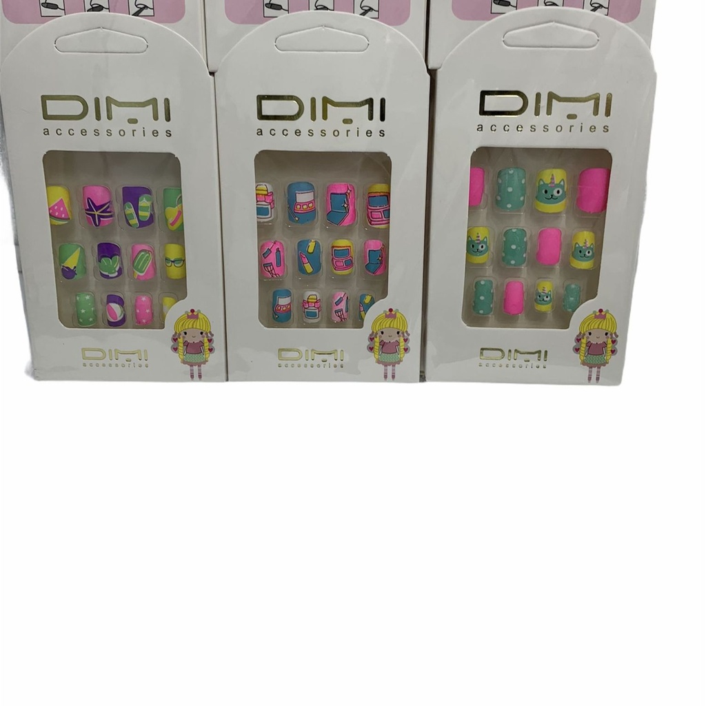 Uñas Postizas 12 Uds - Uñas diminutas y productos de manicura