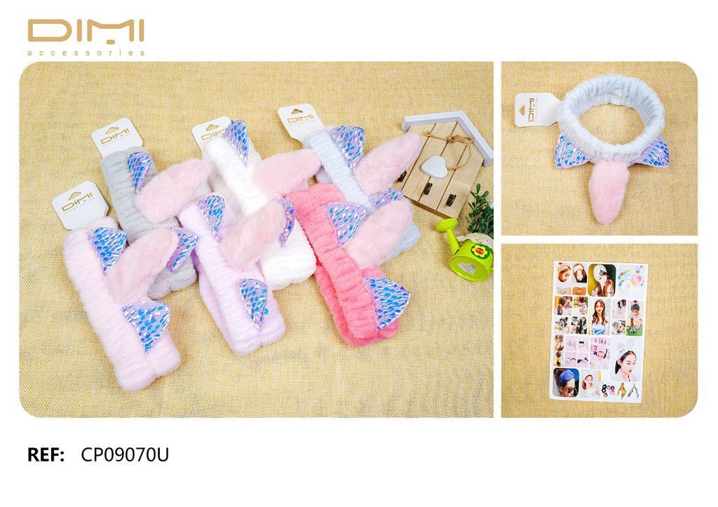 Banda C/orejas 12/U CP09070U DM - Accesorios para cabello