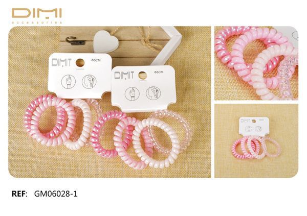 Goma Cable 12 Uds - Coletas y accesorios para el cabello