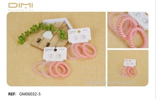 Goma Cable. 12/U - Gomas para el cabello