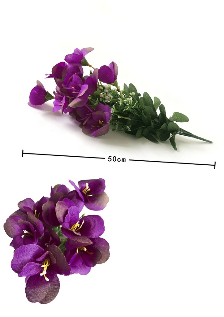 Ramo artificial de mini orquídeas 9 cabezas - Flores para ocasiones especiales