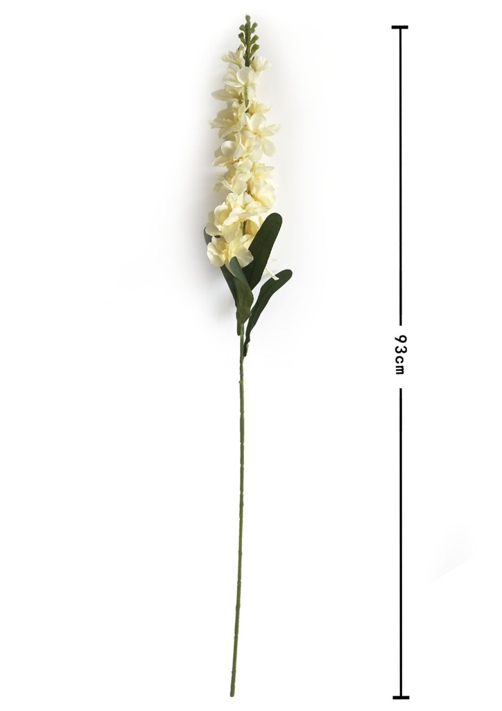 Flor artificial Delphinium para decoración del hogar