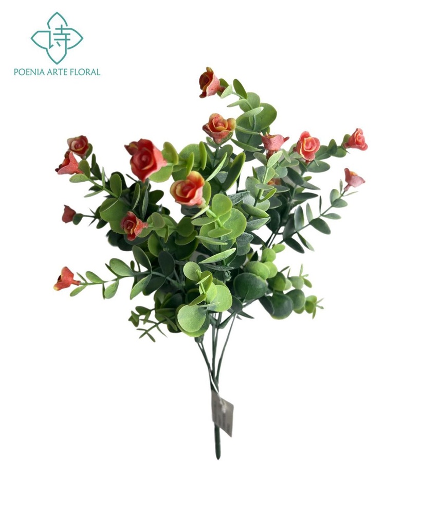 Ramo pequeño de flores artificiales acuáticas para decoración de hogar