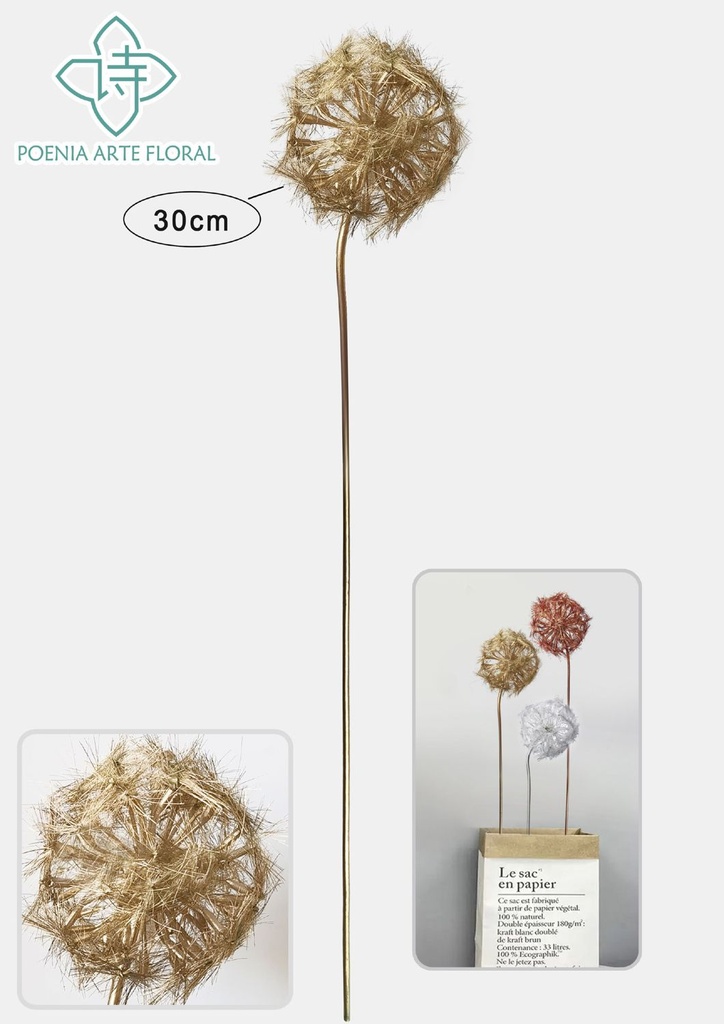 Ramo de 63 rosas de diente de león - Decoración de hogar