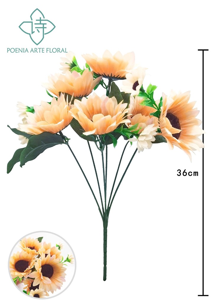 Ramo de flores de girasol - Decoración floral