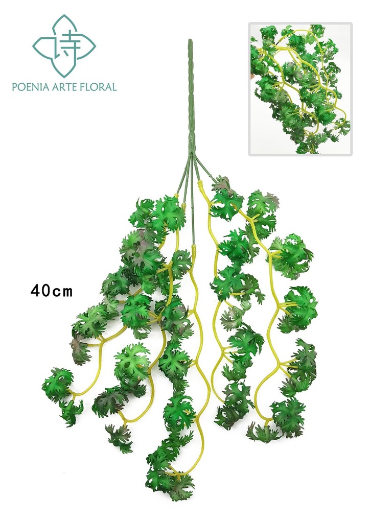 Guirnalda de hojas artificiales 40cm para decoración
