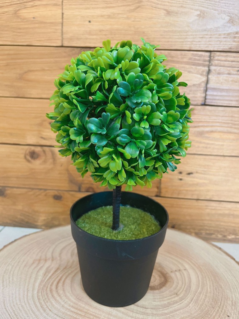 Boj bola bonsái artificial para decoración interior