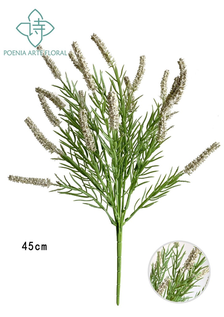 Ramo de lavanda artificial de 7 flores para decoración