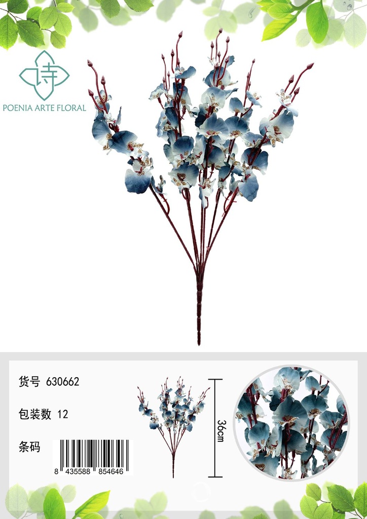 Ramo decorativo de flores pequeñas de otoño - Decoraciones para el hogar
