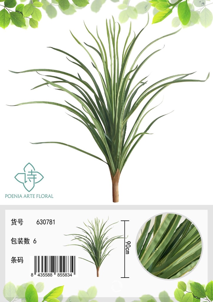 Rama de dracaena sin maceta X40LVS - Plantas decorativas