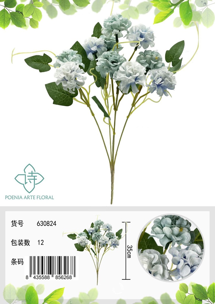 Opción floral otoño 30 cm - Ramo decorativo