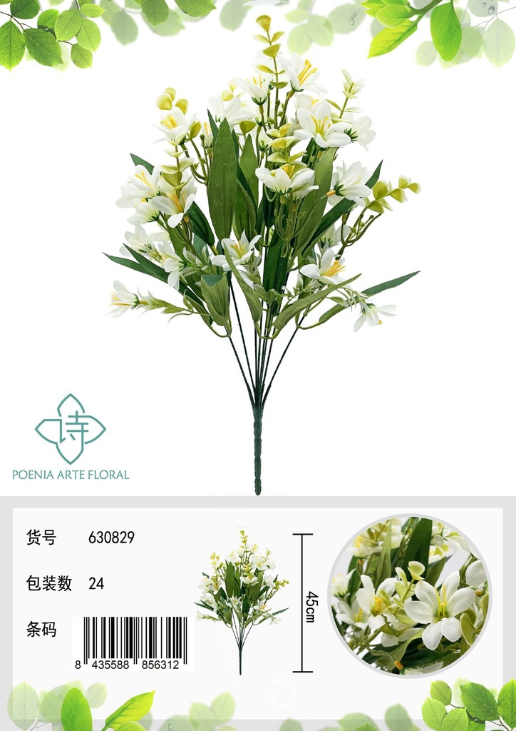 Ramo de flores artificiales - Decoración floral