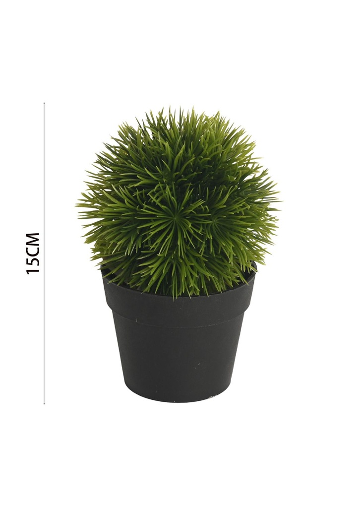 Maceta decorativa 15cm planta artificial