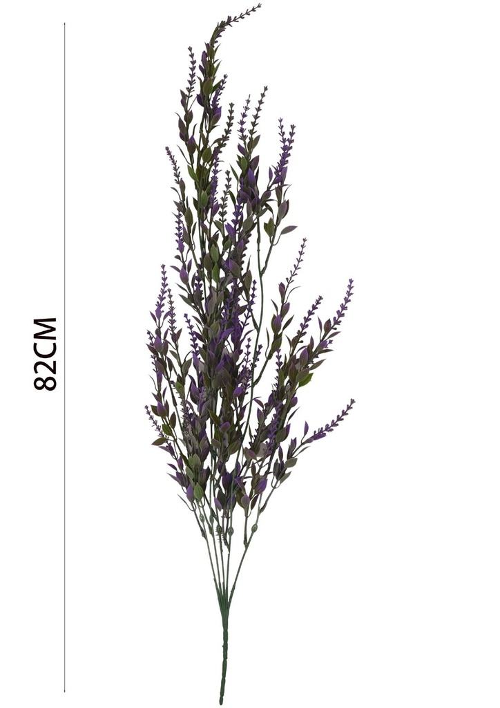 Decoración de lavanda para pared 82cm