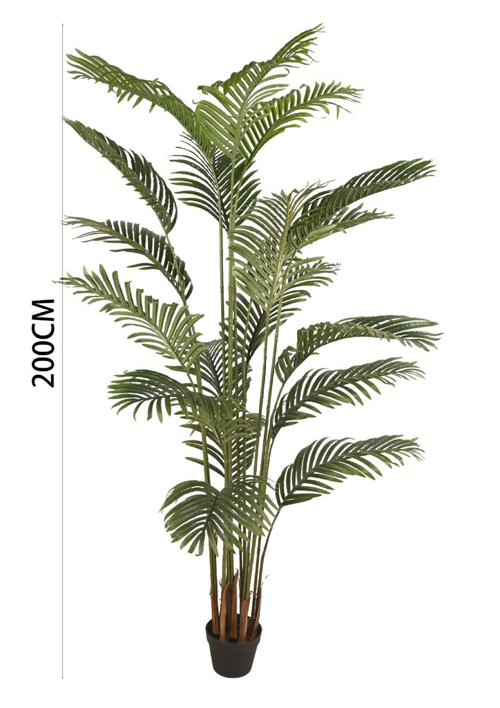 Planta artificial de palma 200cm para decoración del hogar