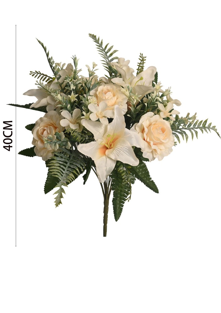 Ramo de flores falsas Camellia - Decoración floral