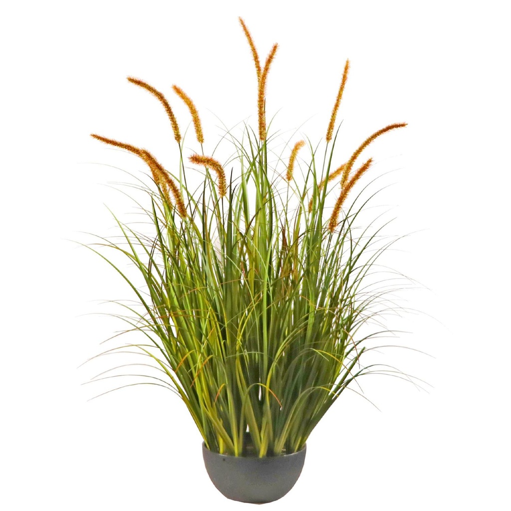 Planta artificial con 13 cabezas de cola de perro 90cm para decoración