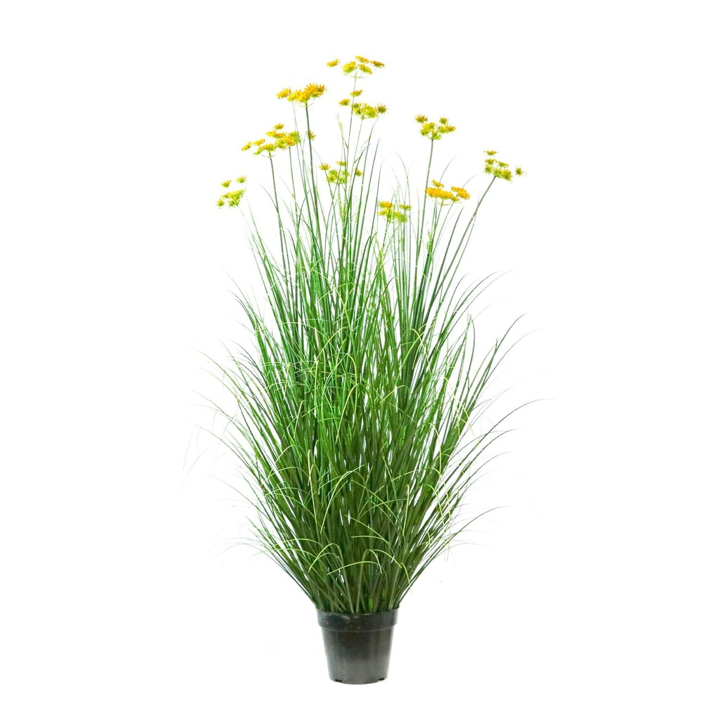 Plantas artificiales con flores de zanahoria 120cm