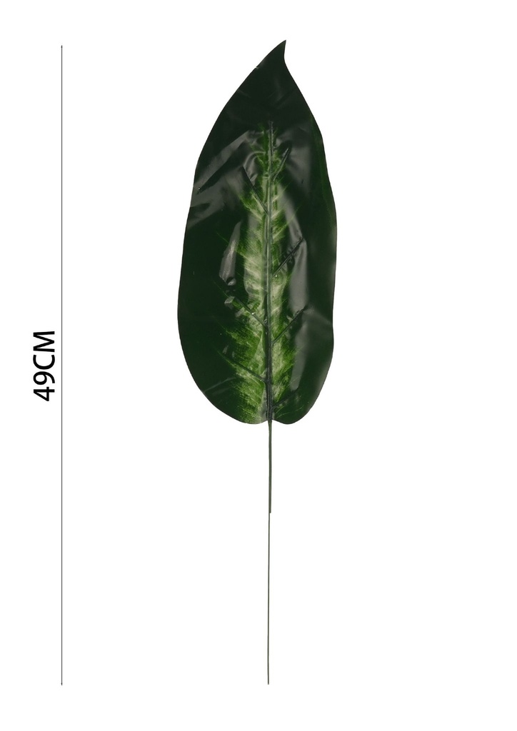 Rama de hoja verde artificial - Decoración de plantas artificiales
