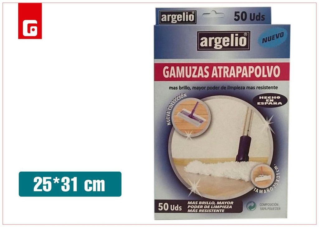 Gamuza atrapapolvo 50u caja