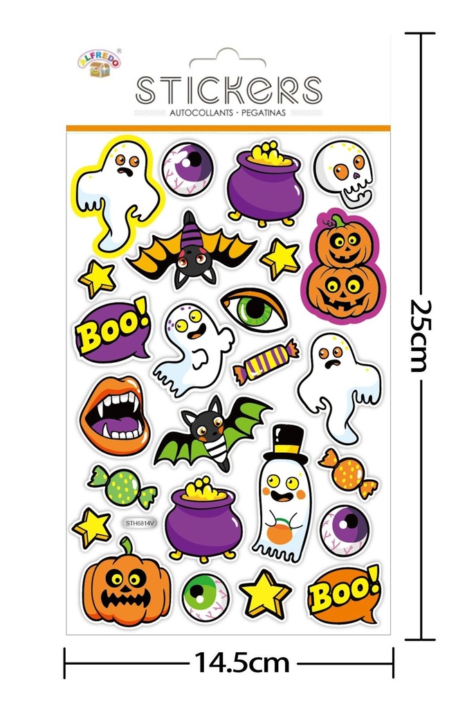 Sticker decorativo Halloween 14.5x25cm