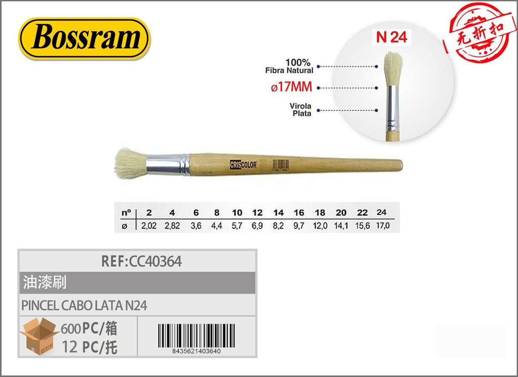 Pincel para pintura N24