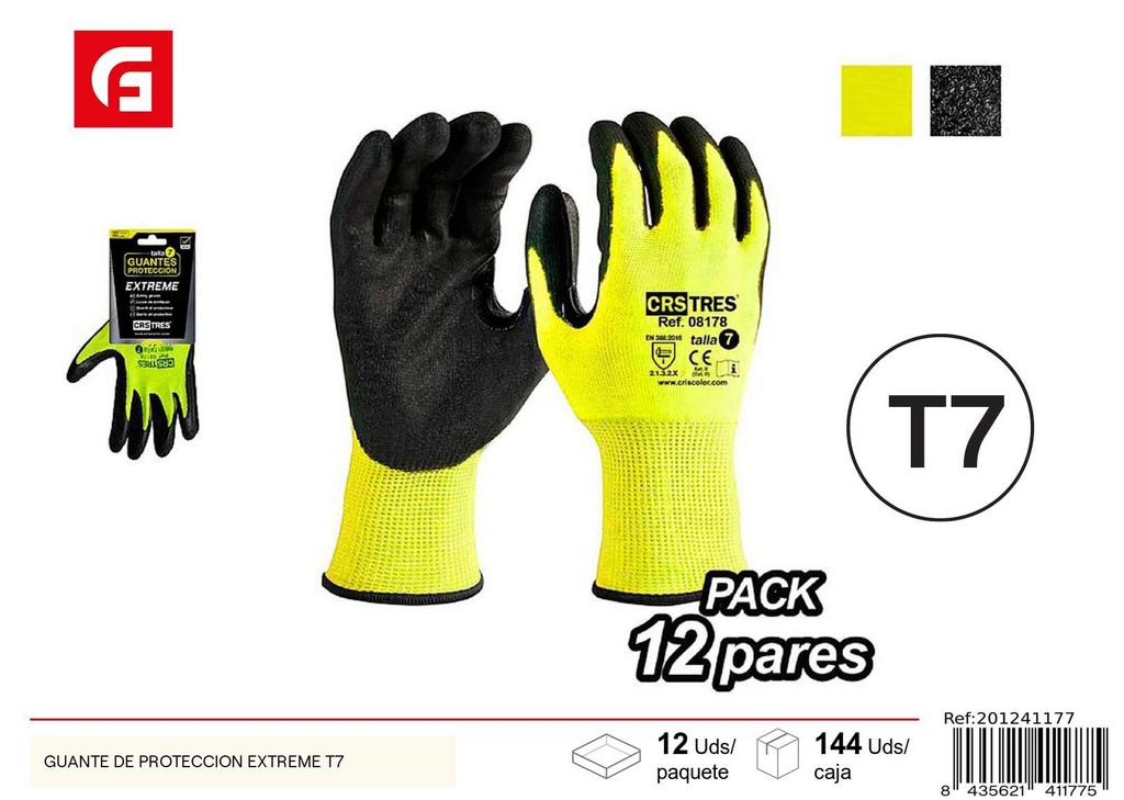  Guante de protección Extreme T7 - Herramientas de ferretería