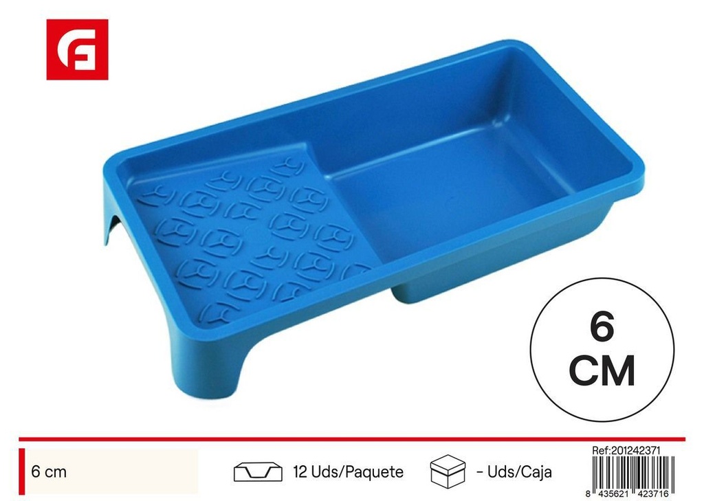 Bandeja de pintor azul 6cm para pintura