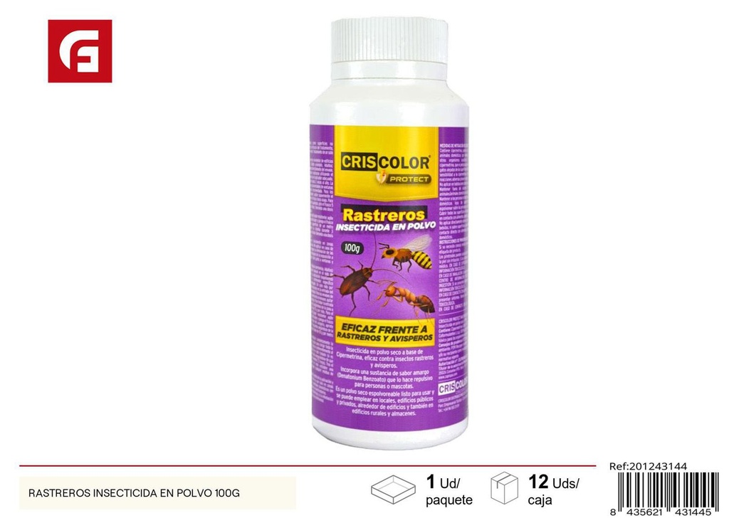 Insecticida en polvo 100 g - Productos de limpieza