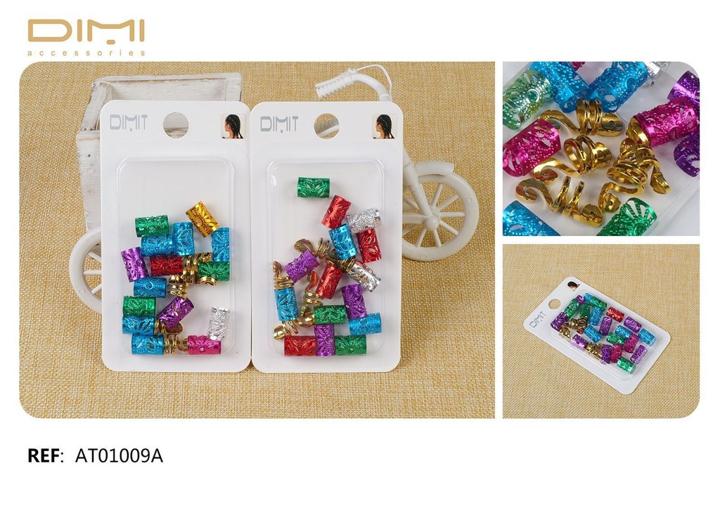 Anillos decorativos para cabello 12/U - Accesorios para el cabello