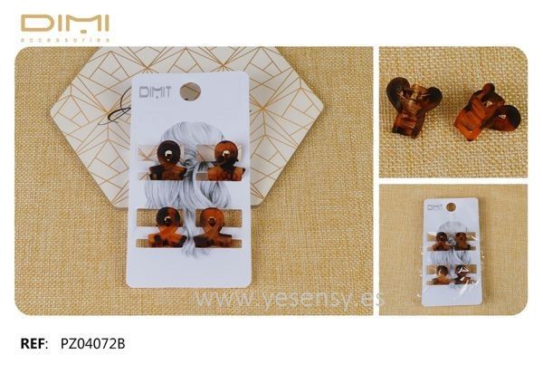 PINZA 12/U PZ04072B - Accesorios para el cabello - Pinzas para el pelo