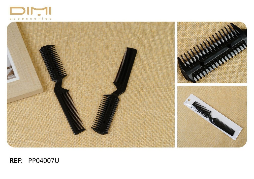 Peine con cuchilla 24 uds PP04007U DM - Peines con cuchilla para estilizar