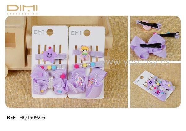 Pack de pinzas para cabello (12 unidades) para accesorios de pelo