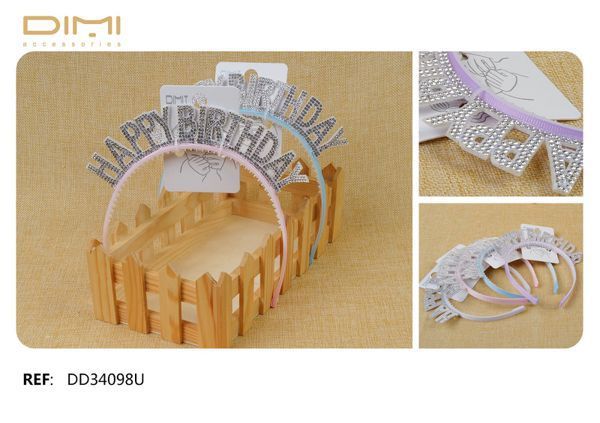 Diademas para fiestas 12/u para accesorios de cabello