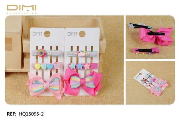 Pack pinza 12/u HQ15095-2 para accesorios de cabello