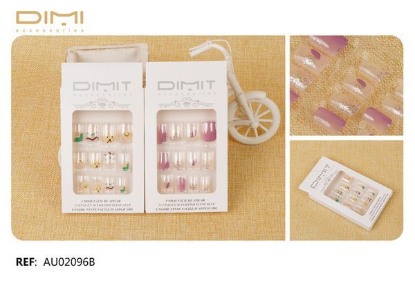 Uñas postizas 12/U AU02096B - Joyería