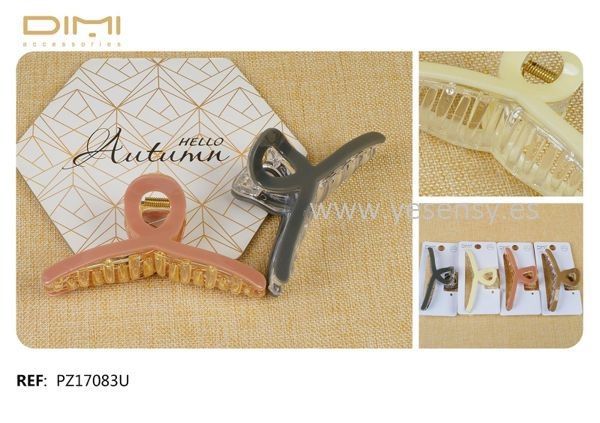 Pinza de pelo de 9cm 12 unidades PZ17083 - Accesorios para el cabello