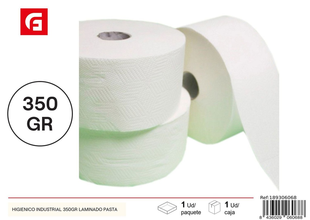  papel higiénico industrial 350gr laminado - Artículos de limpieza