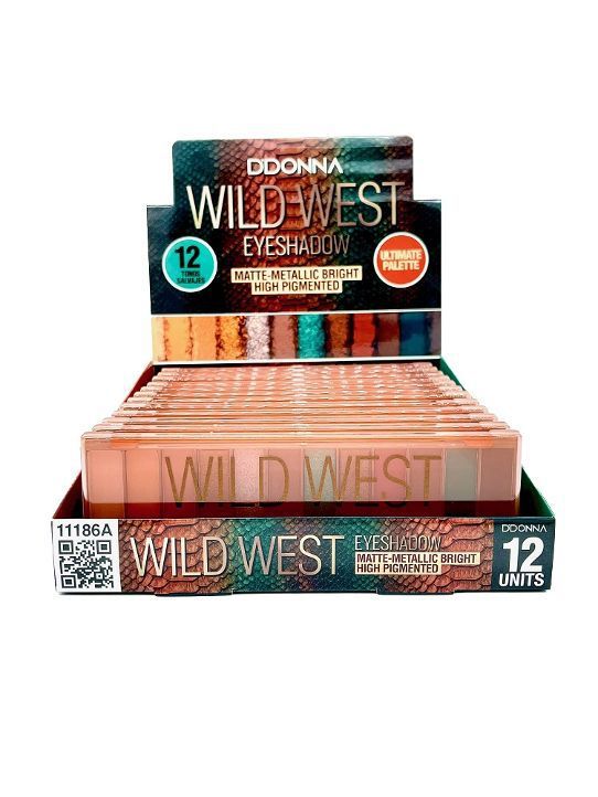 Sombras de ojos Eyeshadow Wild West 12/u 11186A DN para maquillaje