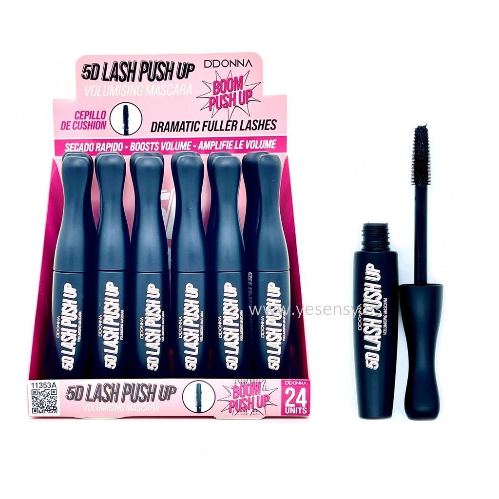 Máscara de pestañas 5D Lash Push Up 24/u para maquillaje